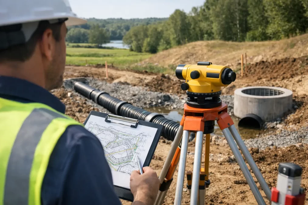 Why Site Levels for Drainage Design Matter
